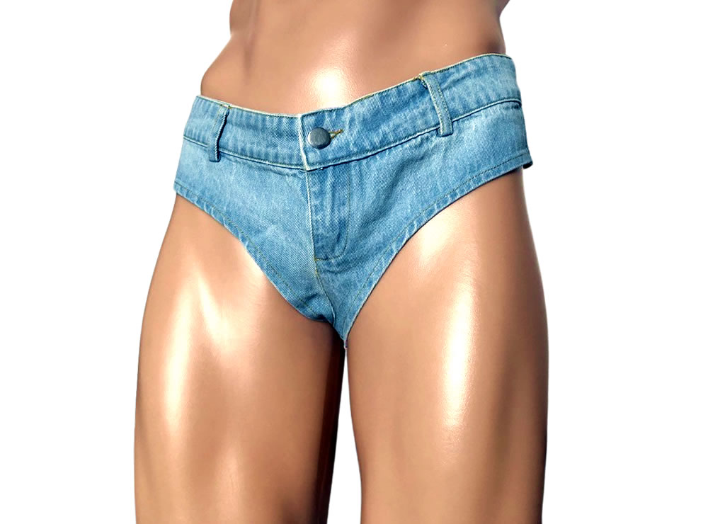 ホットパンツ ハイレグデニム スカイブルー hot pants hp1001