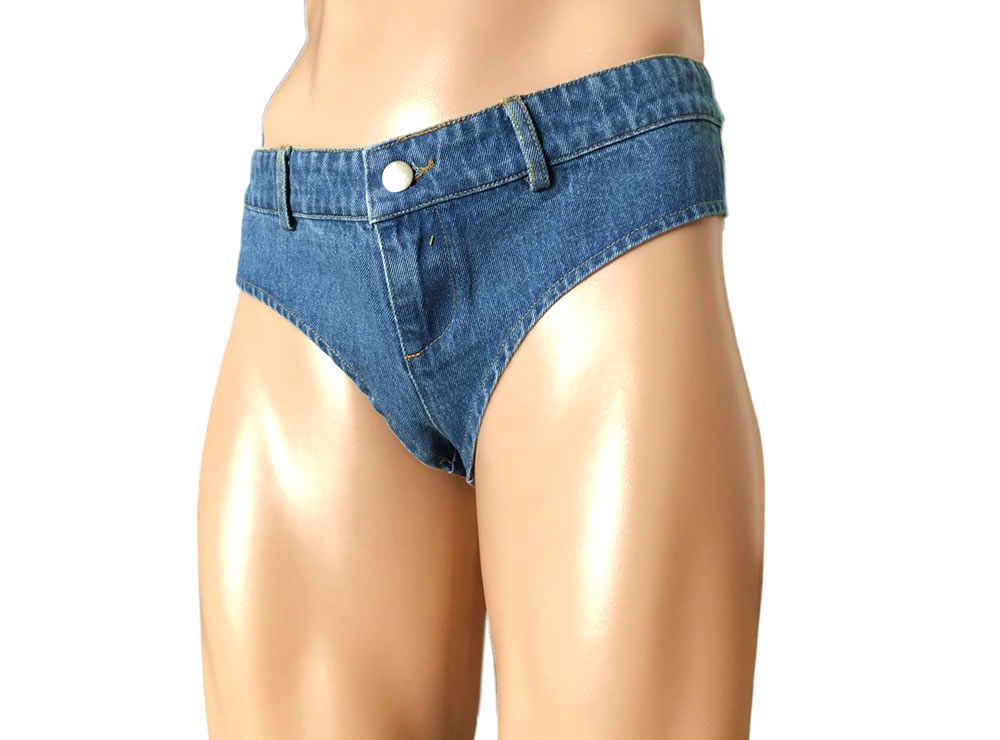 ホットパンツ ハイレグデニム ネイビーブルー hot pants hp1002